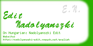 edit nadolyanszki business card